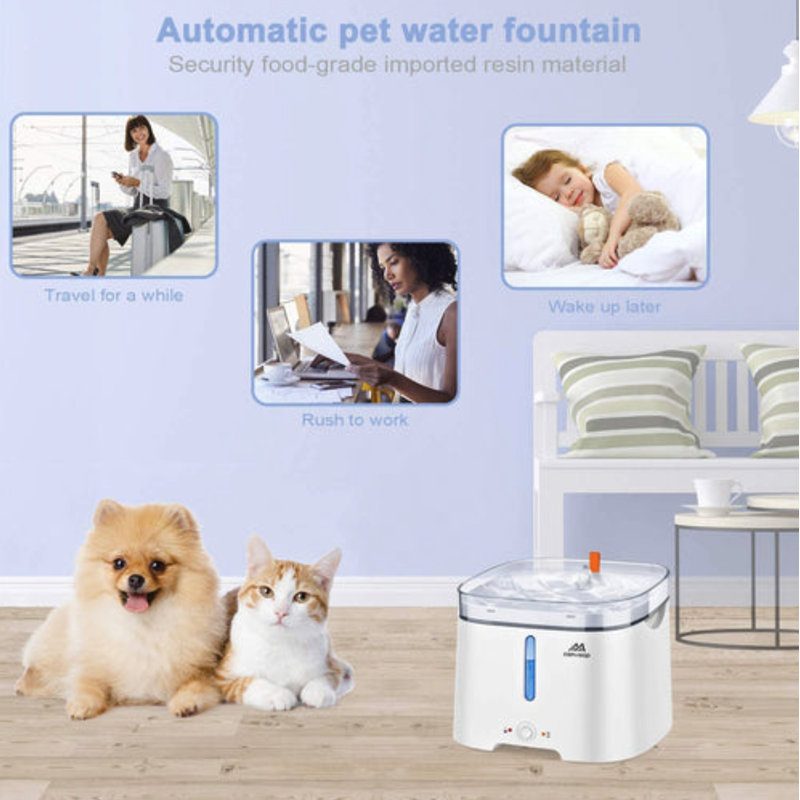 CAMROOP 68 OZ Automatic Electric Pet Water Fountain Wayfair